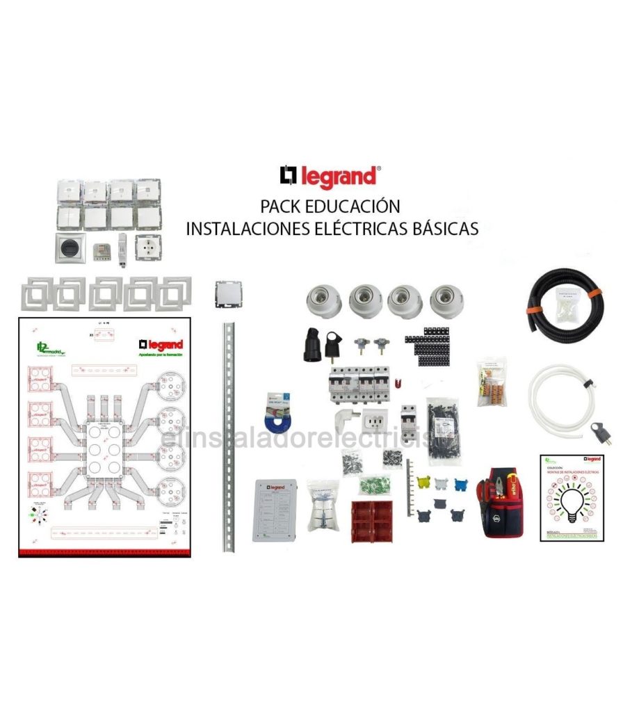 pack educacion legrand instalaciones electricas basicas