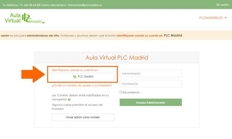 ACCESO USUARIO PLC MADRID ACCESO USUARIO PLC MADRID