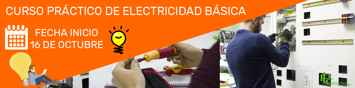 Banner curso electricidad basica octubre 2023