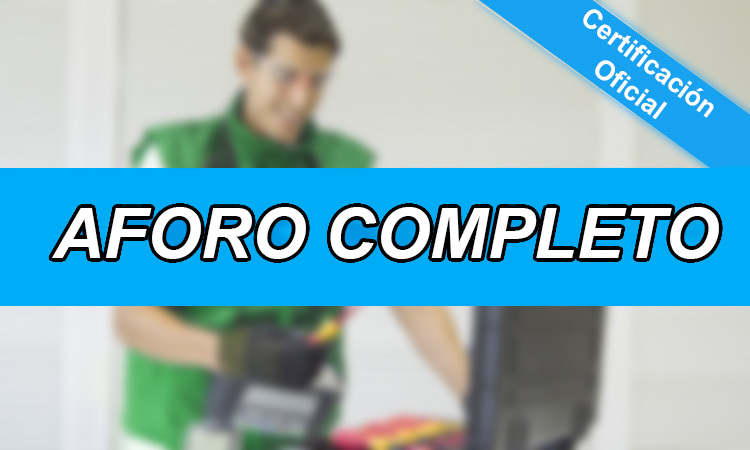 curso instalador aforo completo